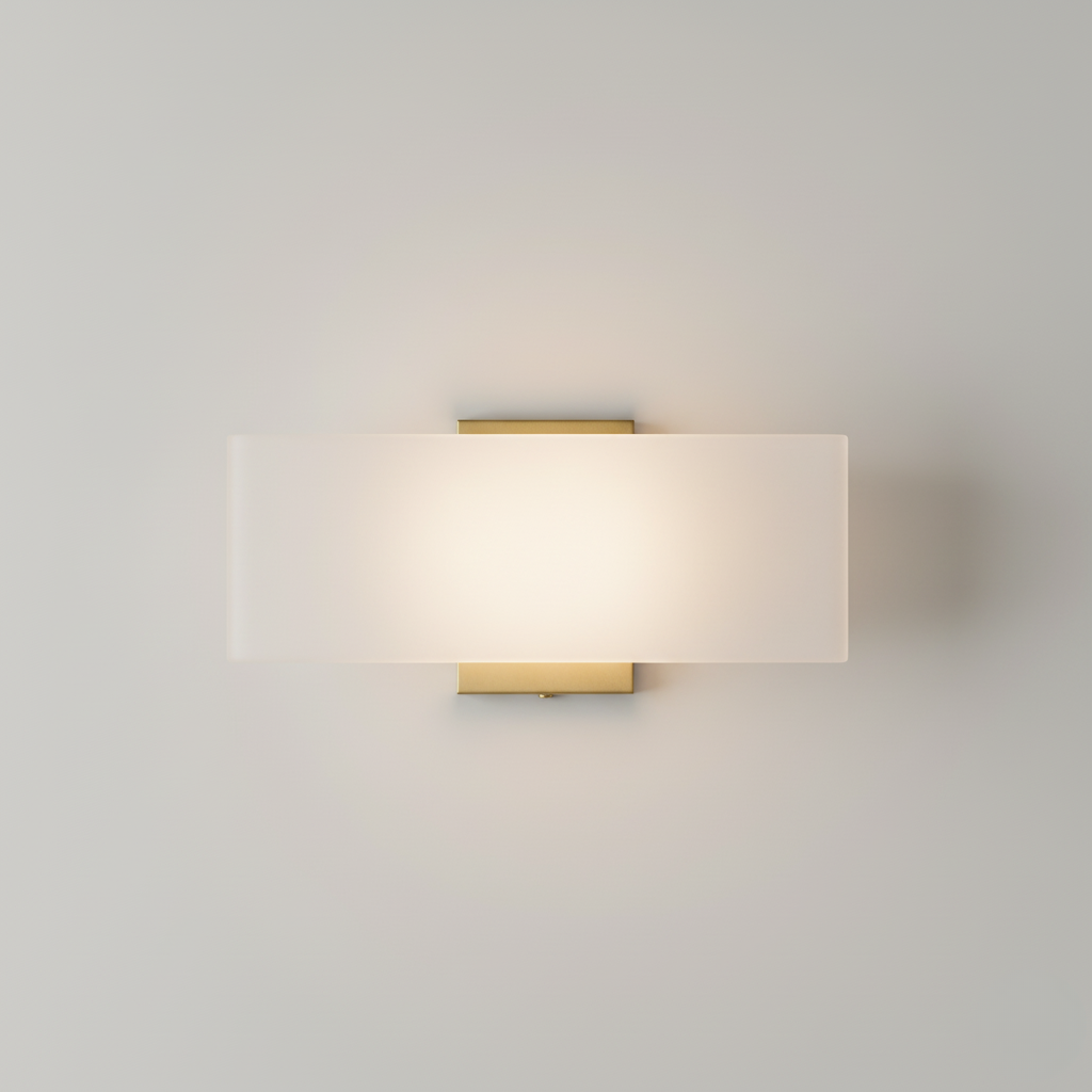 Moderne Rektangulær Væglampe