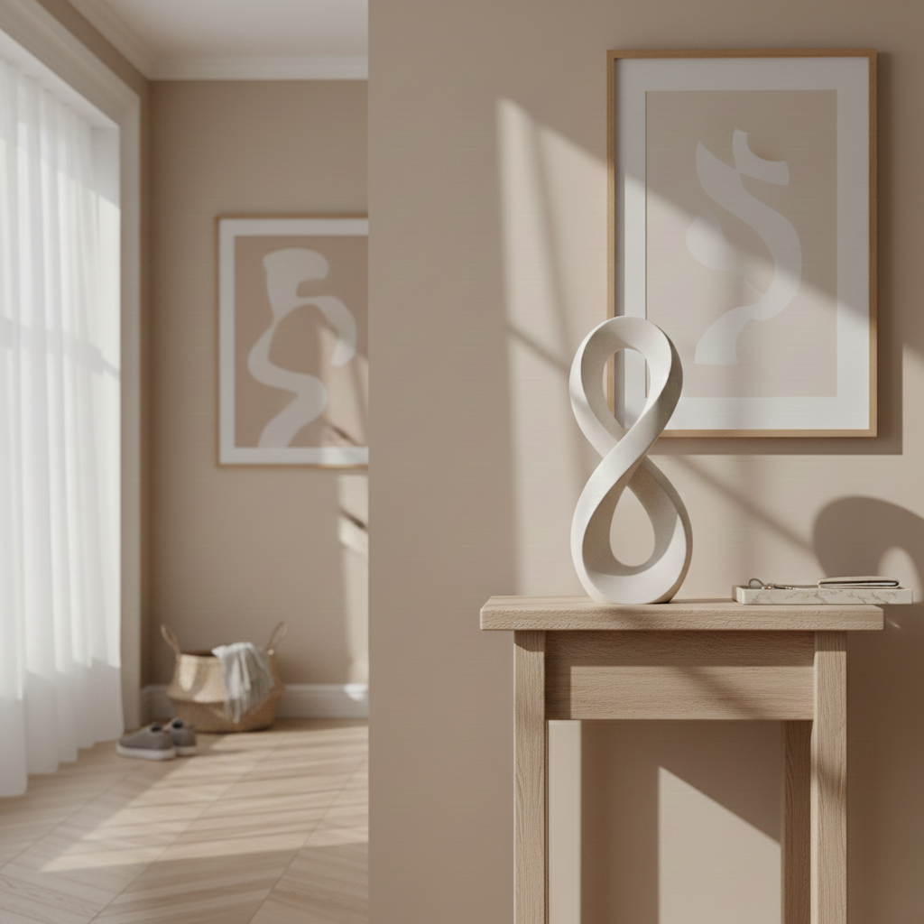 Abstrakt Infinity Skulptur