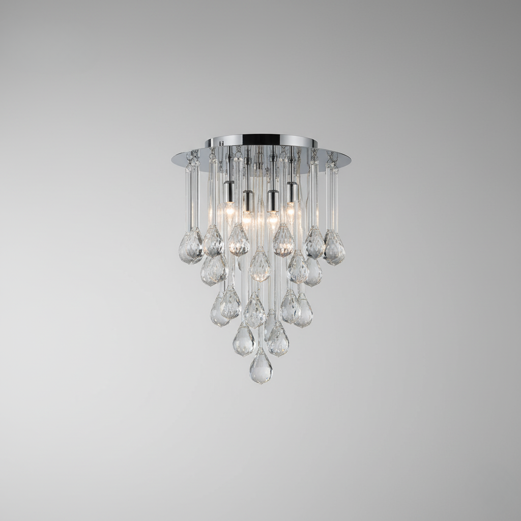 Krystal Dråbe Loftlampe