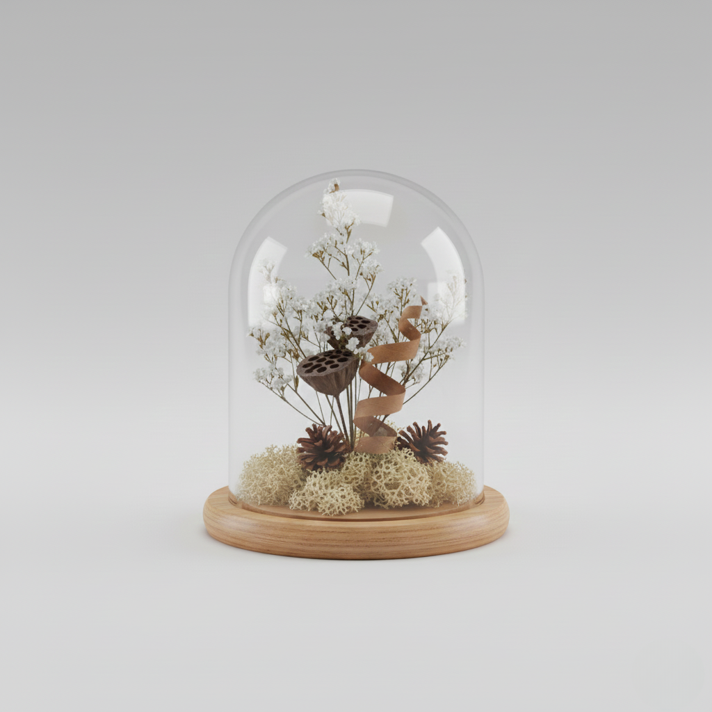 Botanisk Glas­kuppel Arrangement