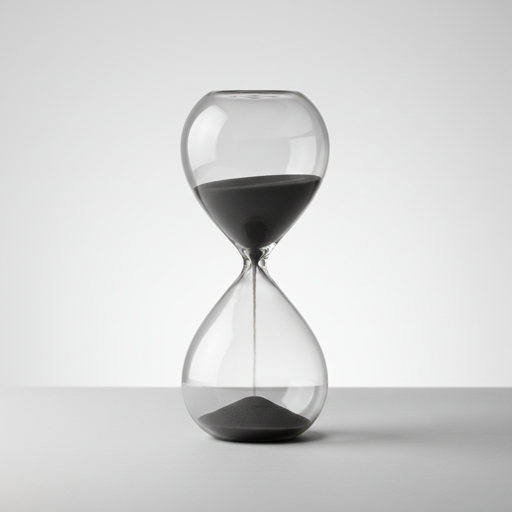 Minimalistisk Glas Timeglas