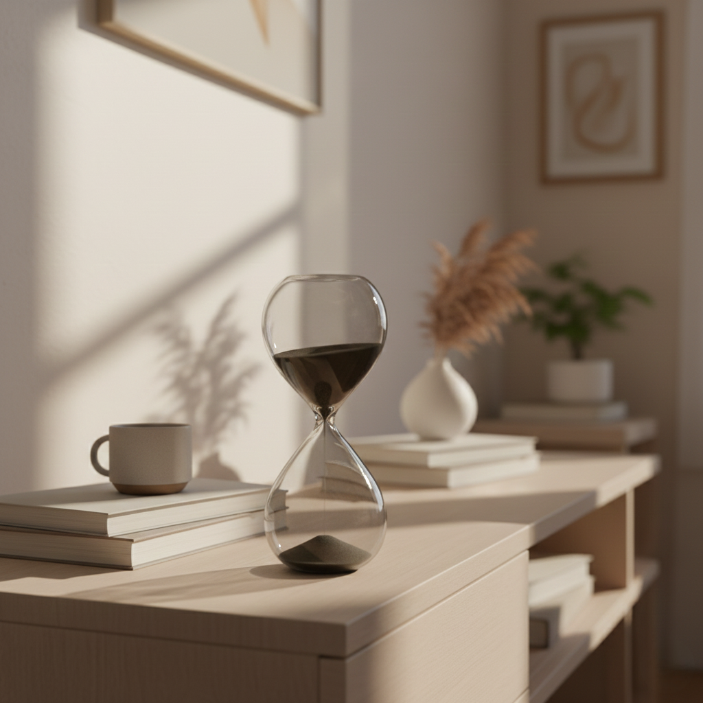 Minimalistisk Glas Timeglas