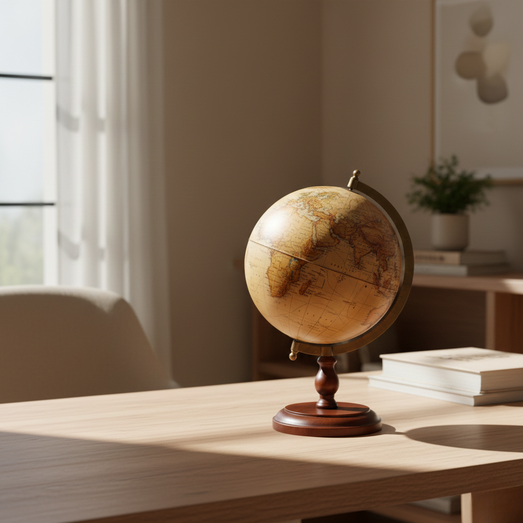 Klassisk Vintage Bordglobus