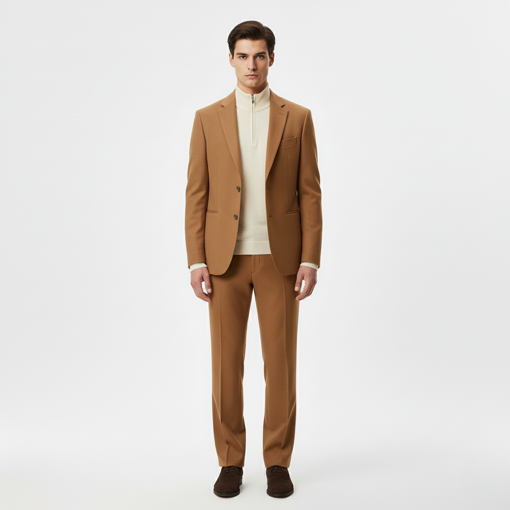 Camel Skræddersyet Jakkesæt