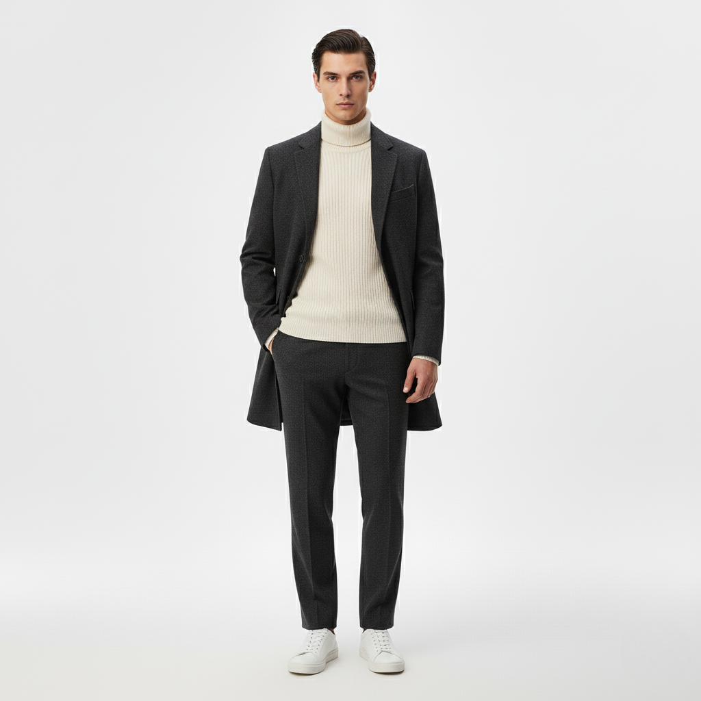 Lang Skræddersyet Frakke